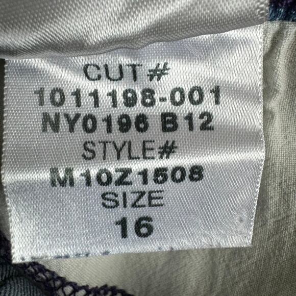 NYDJ Dayla Wide Cuff Capri Jeans 16 Lift Tuck Tummy Control Stretch Denim - Picture 8 of 9